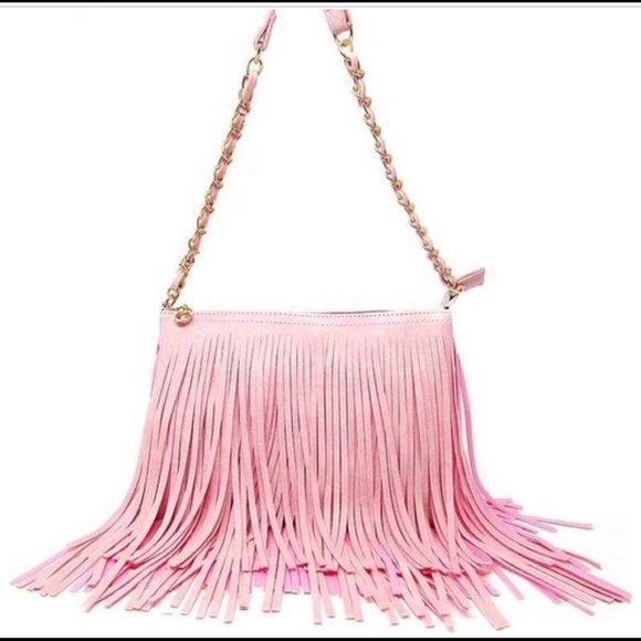 Handbags - 💋FLASH SALE💋💕Pink tassel boho crossbody💕 Handbags - 💋FLASH SALE💋💕Pink tassel boho crossbody💕